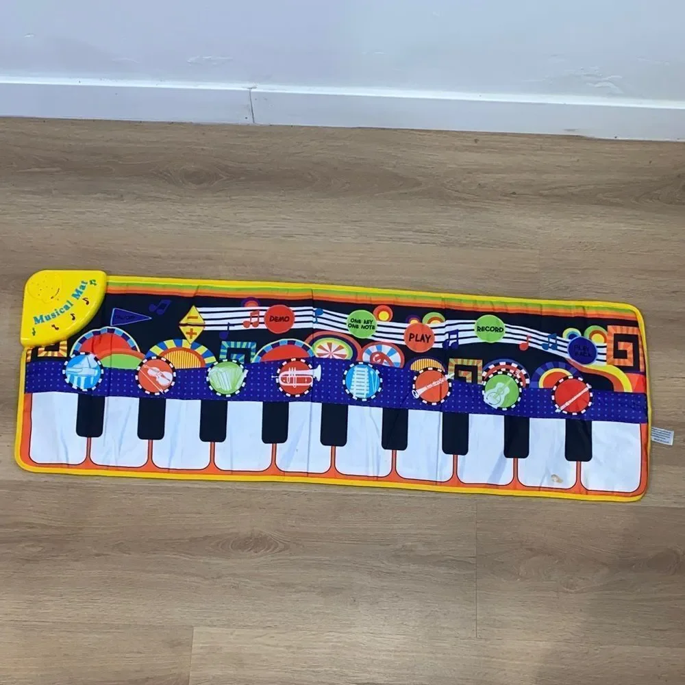 Musical Play Mat for Kids - (Musical Instruments)Colorful Piano Design